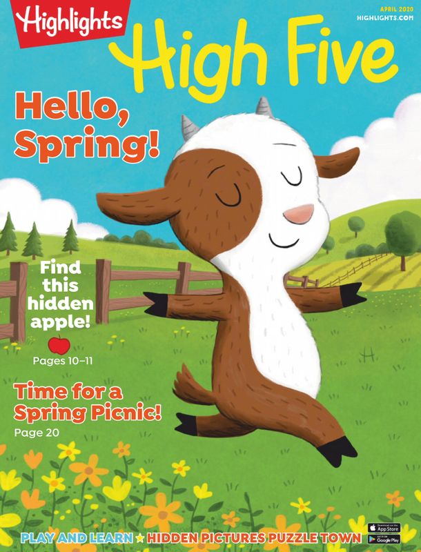 Highlights-High-Five April 01, 2020 Issue Cover