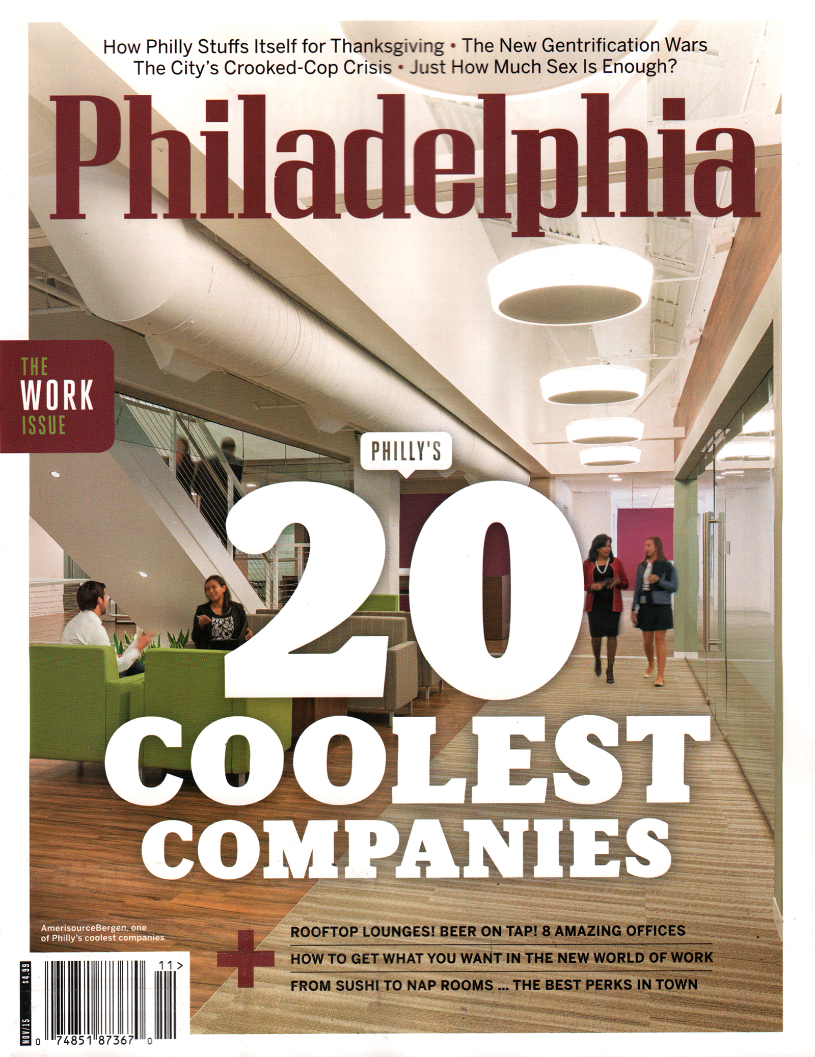 Philadelphia-Magazine November 01, 2015 Issue Cover