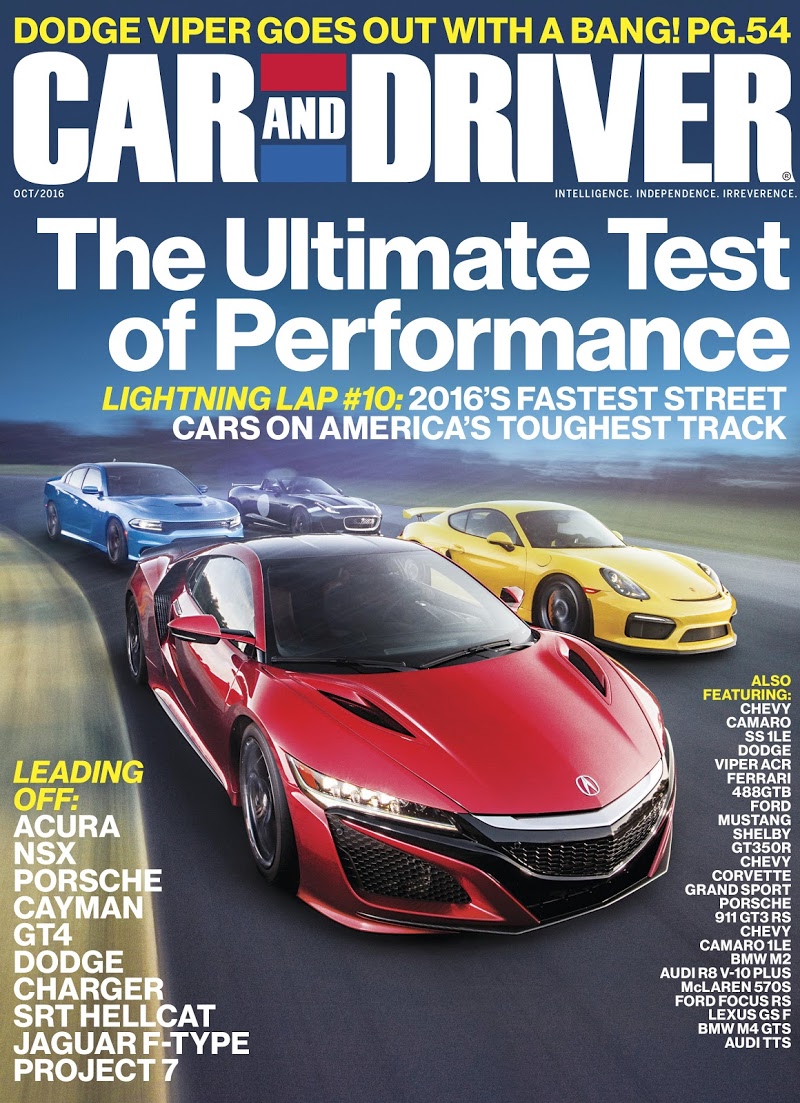 Car-And-Driver October 01, 2016 Issue Cover