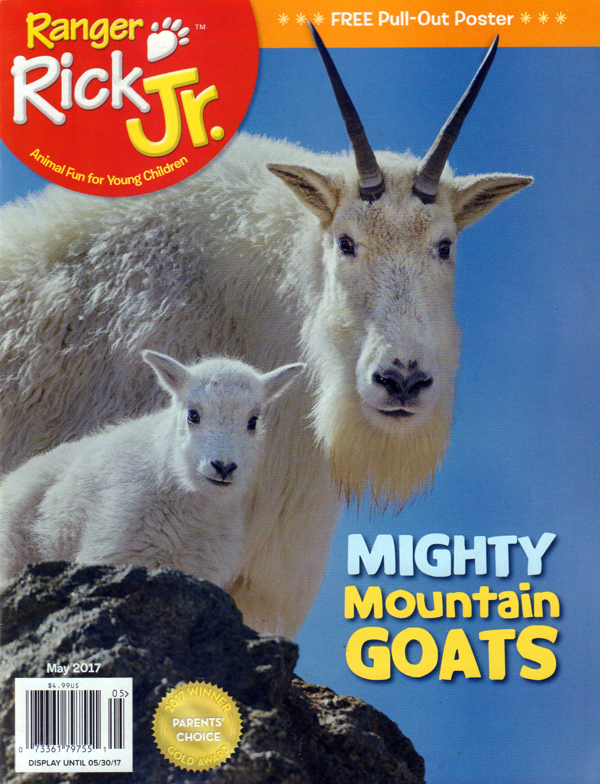 Ranger-Rick-Jr May 01, 2017 Issue Cover