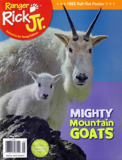 Ranger Rick Jr. May 01, 2017 Issue Cover