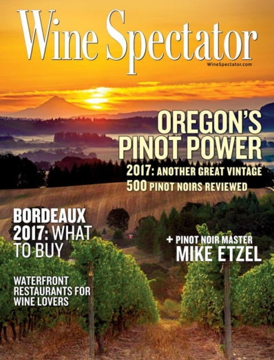 Wine Spectator March 31, 2020 Issue Cover