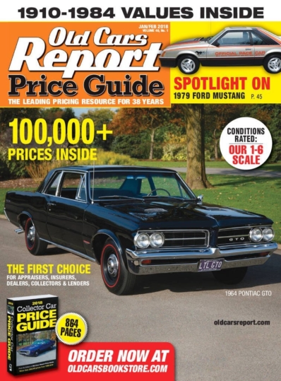 Old Cars Report Price Guide January 01, 2018 Issue Cover