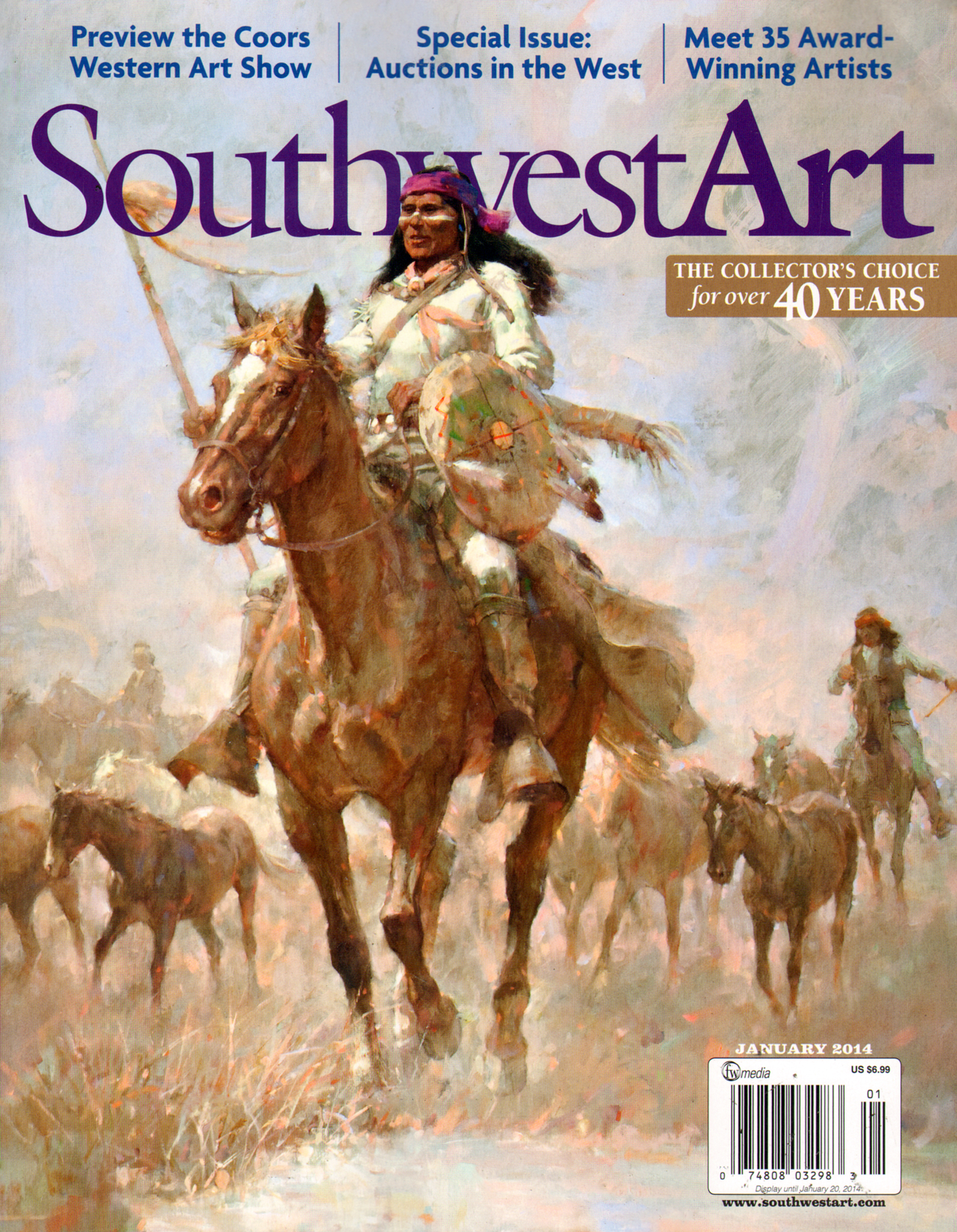 Southwest-Art January 01, 2014 Issue Cover