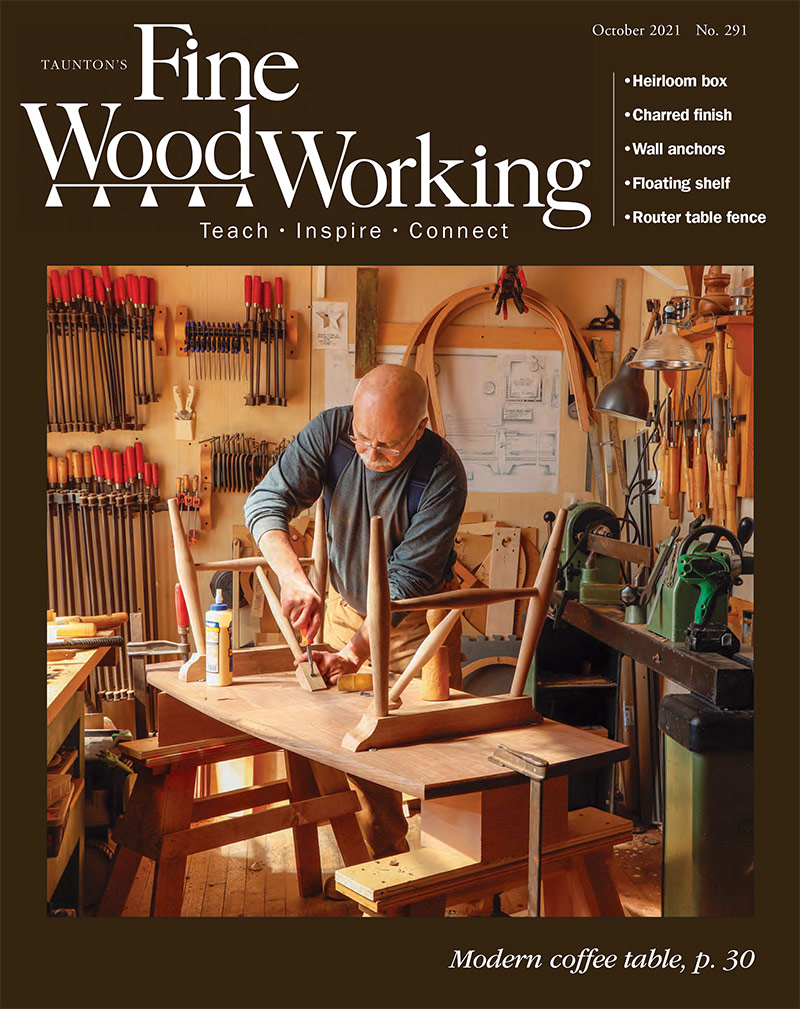 Fine-Woodworking October 01, 2021 Issue Cover