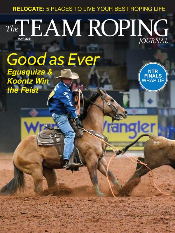 The-Team-Roping-Journal May 01, 2021 Issue Cover