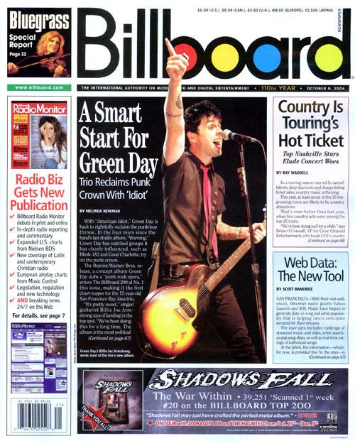 Billboard October 13, 2004 Issue Cover
