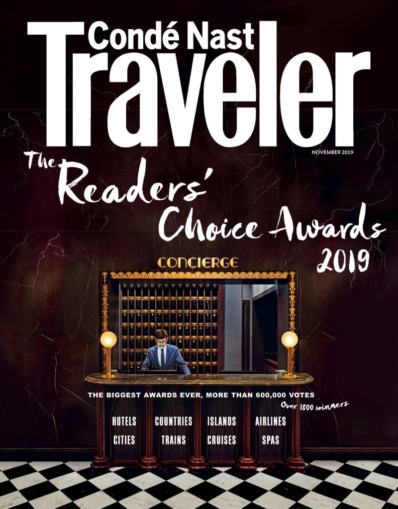 Condé Nast Traveler November 01, 2019 Issue Cover