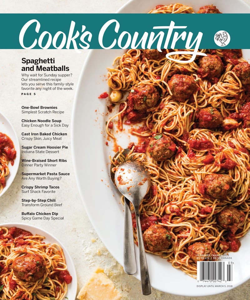 cooks-country February 01, 2018 Issue Cover