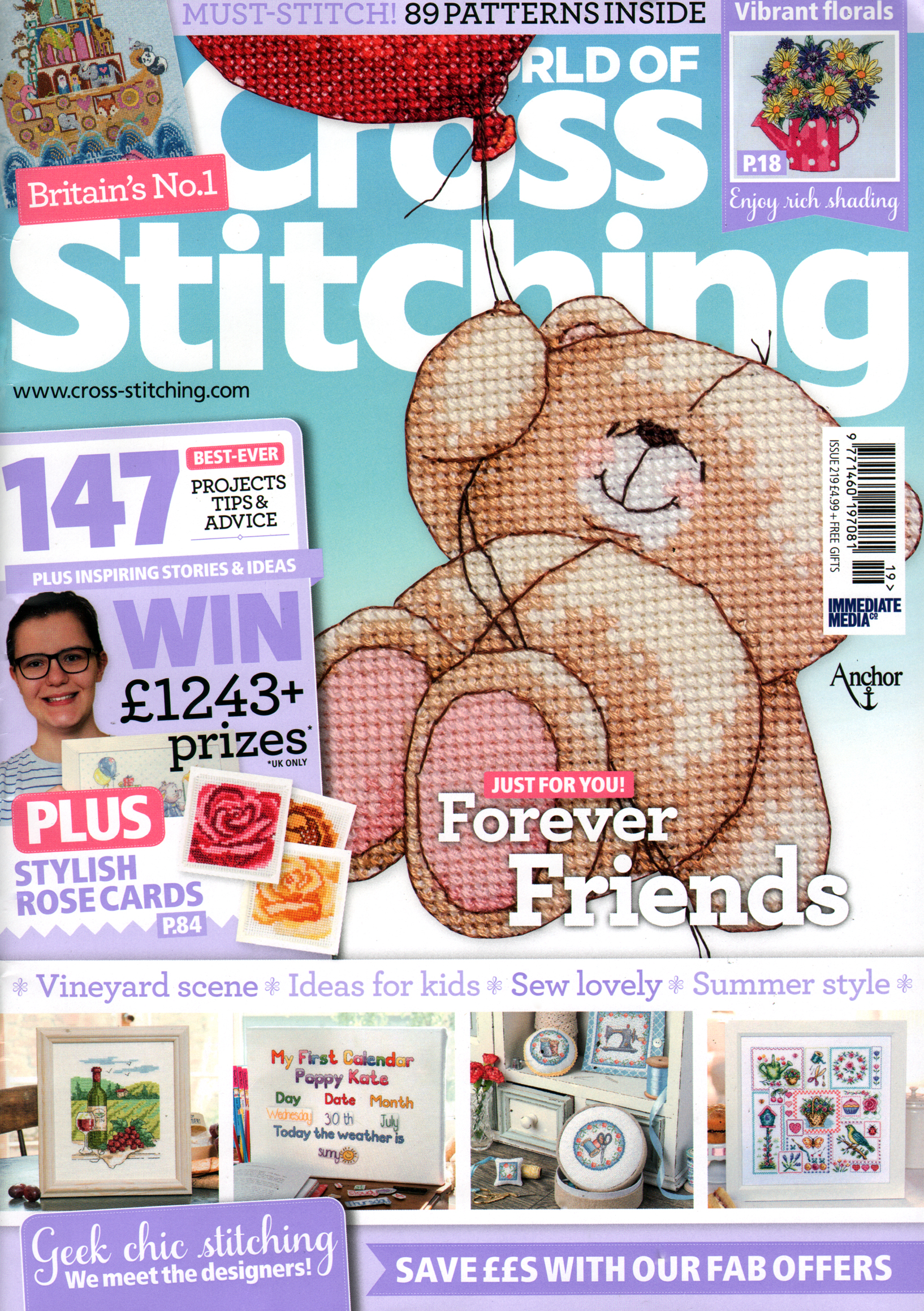 The-World-of-Cross-Stitching September 01, 2014 Issue Cover