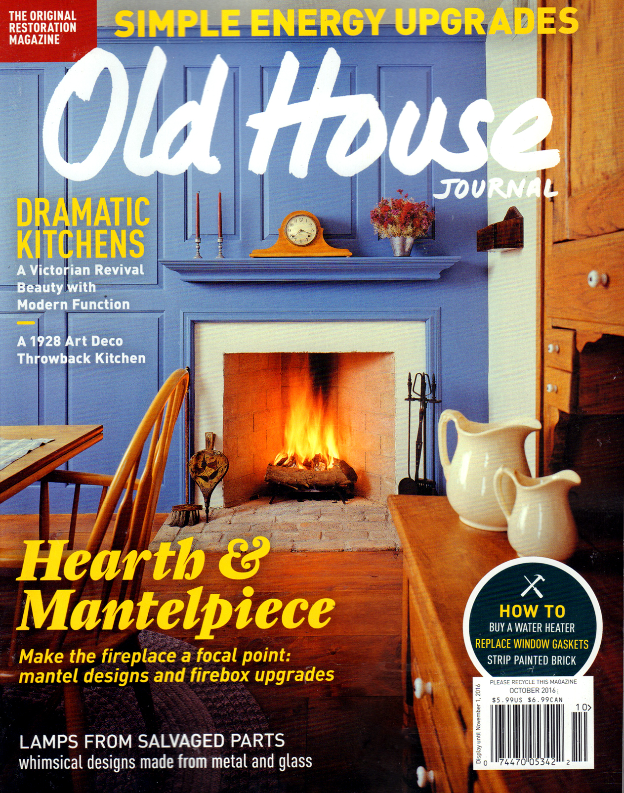 Old-House-Journal October 01, 2016 Issue Cover