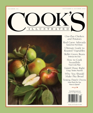 Cook's Illustrated September 01, 2018 Issue Cover