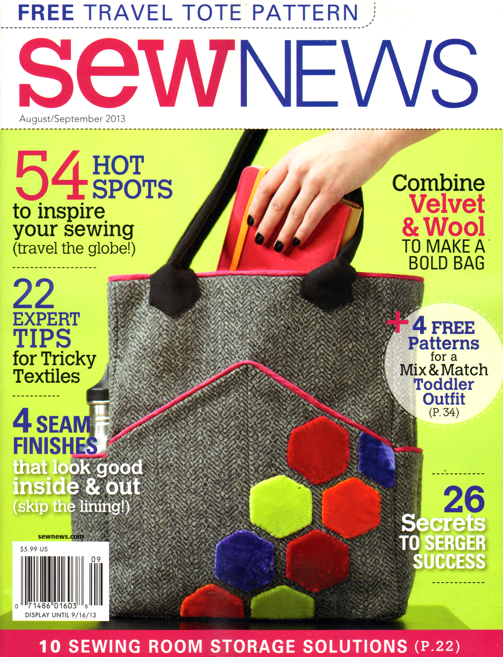 Sew-News August 01, 2013 Issue Cover