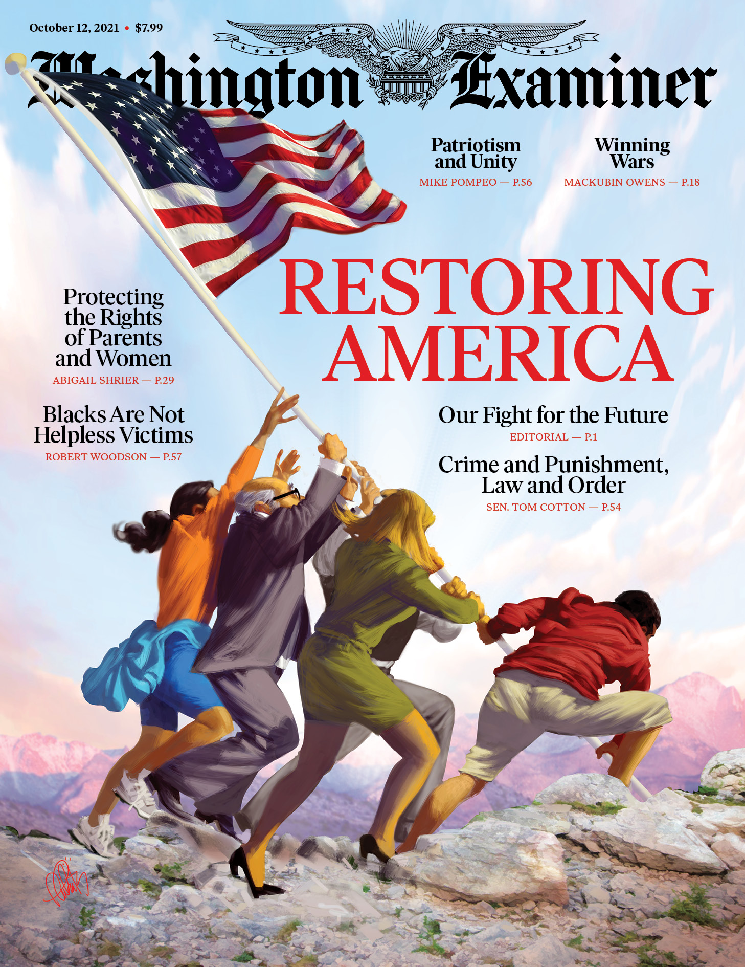 Washington-Examiner October 12, 2021 Issue Cover