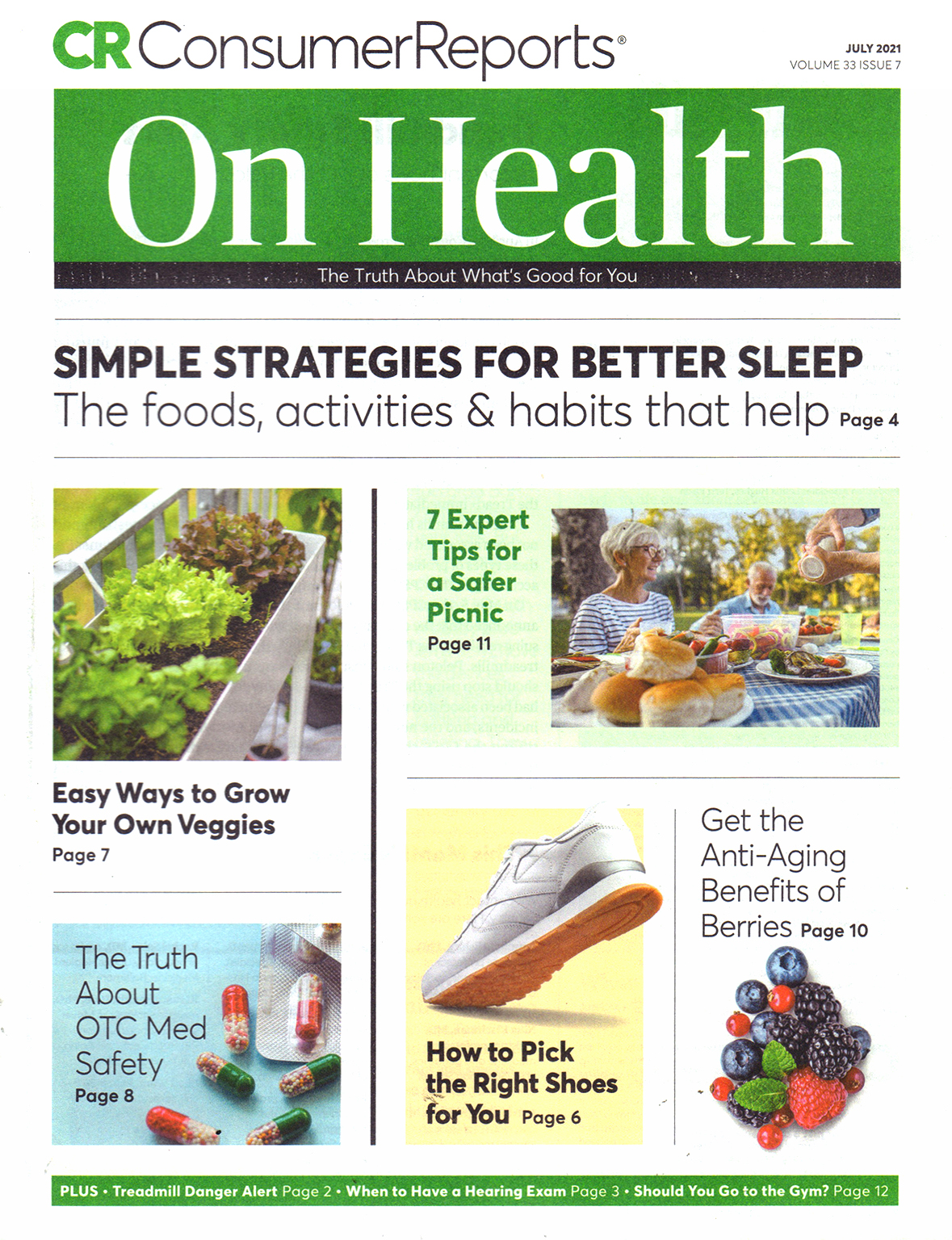Consumer-Reports-On-Health July 01, 2021 Issue Cover