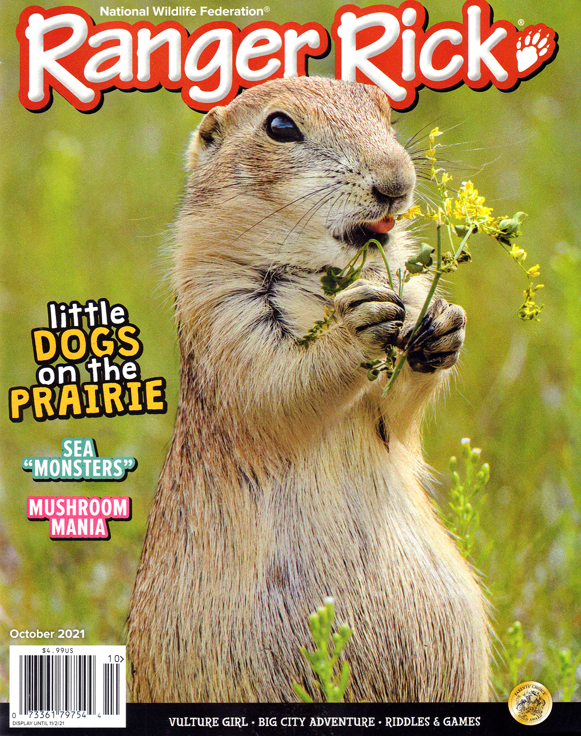 Ranger-Rick October 01, 2021 Issue Cover