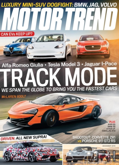 Motor Trend December 01, 2018 Issue Cover