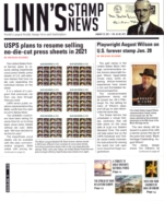 Linns-Stamp-News January 25, 2021 Issue Cover