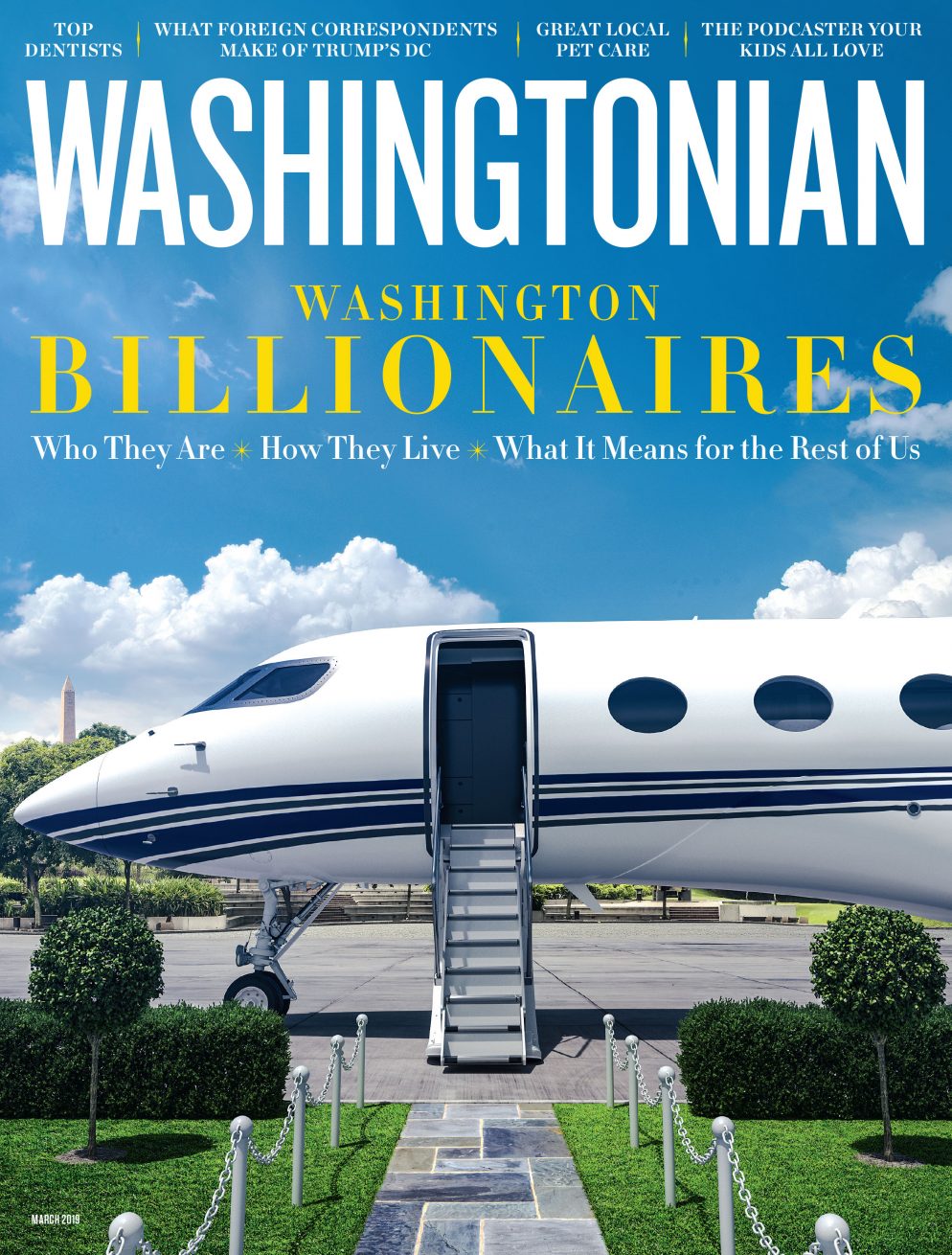 Washingtonian March 01, 2019 Issue Cover