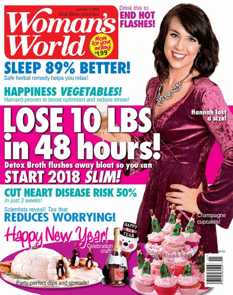 Womans-World January 01, 2018 Issue Cover