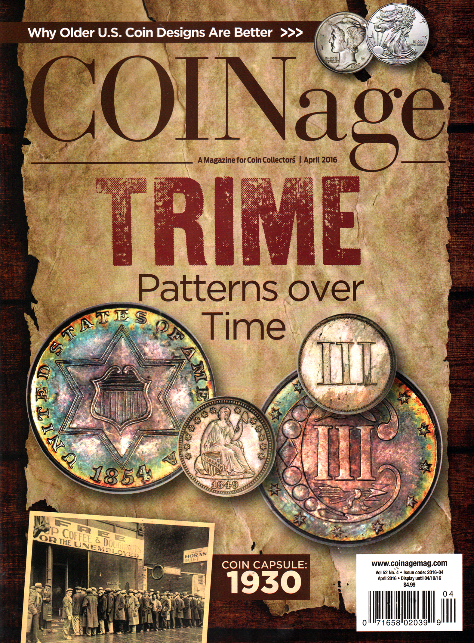 Coinage April 01, 2016 Issue Cover