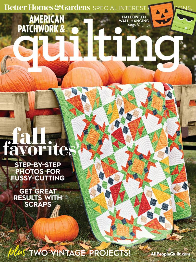american-patchwork-and-quilting October 01, 2018 Issue Cover
