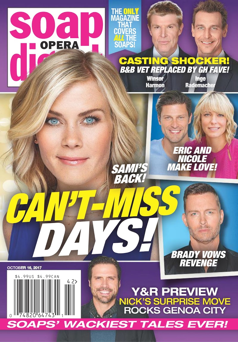 soap-opera-digest October 16, 2017 Issue Cover