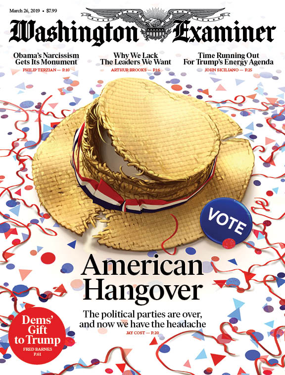 Washington-Examiner March 26, 2019 Issue Cover
