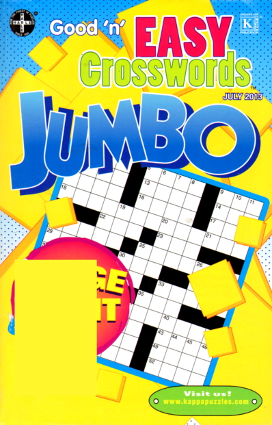 Good N Easy Crosswords Jumbo July 01, 2013 Issue Cover
