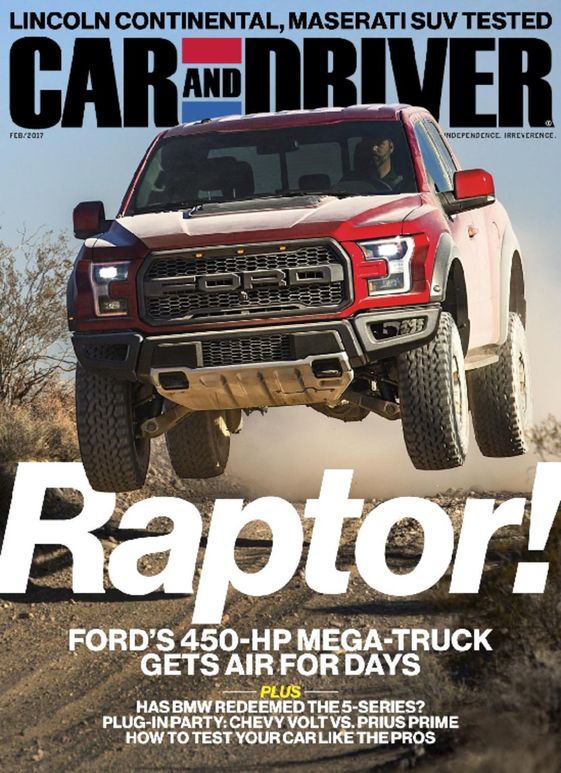 car-and-driver February 01, 2017 Issue Cover