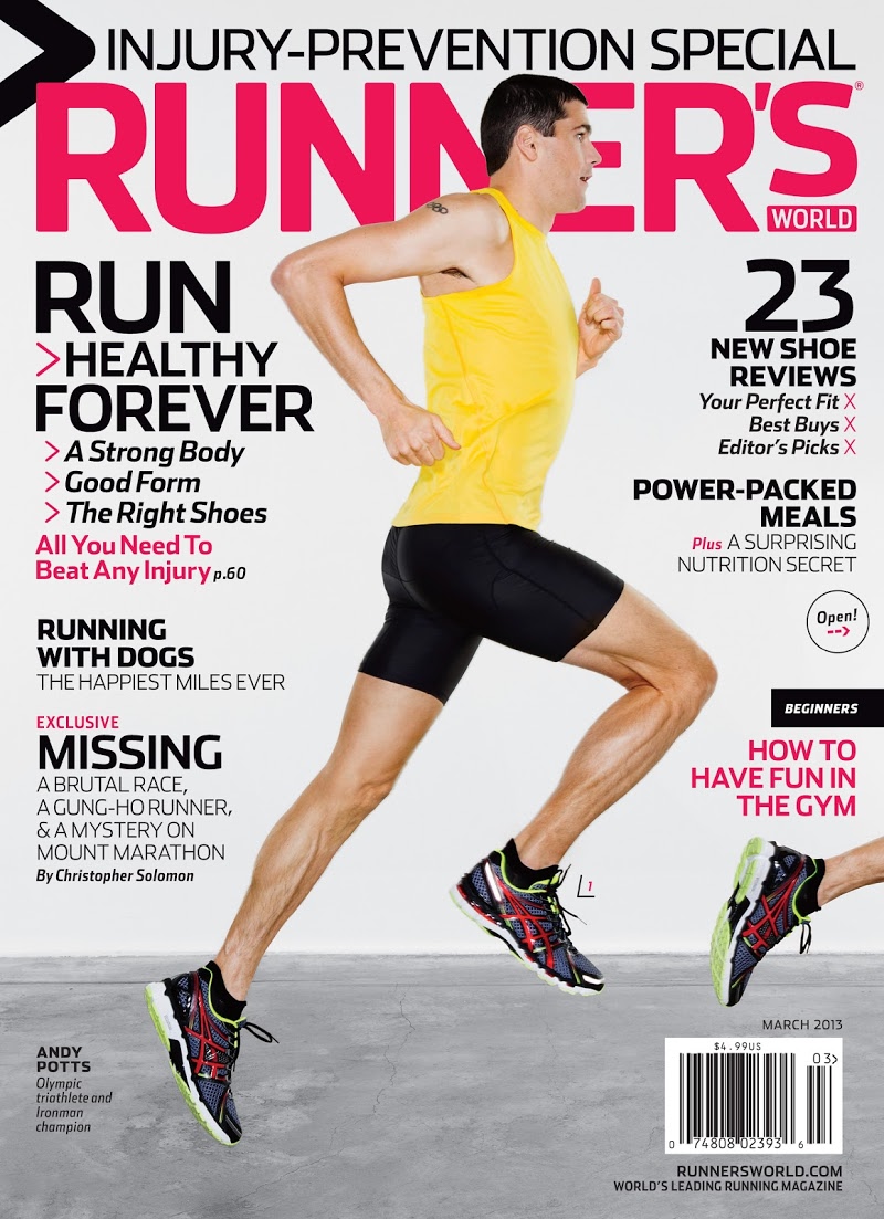 Runners-World March 01, 2013 Issue Cover