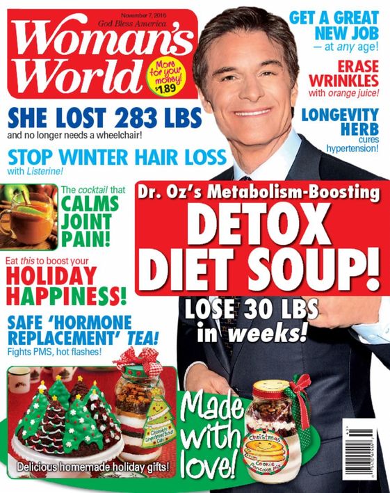 Womans-World November 07, 2016 Issue Cover