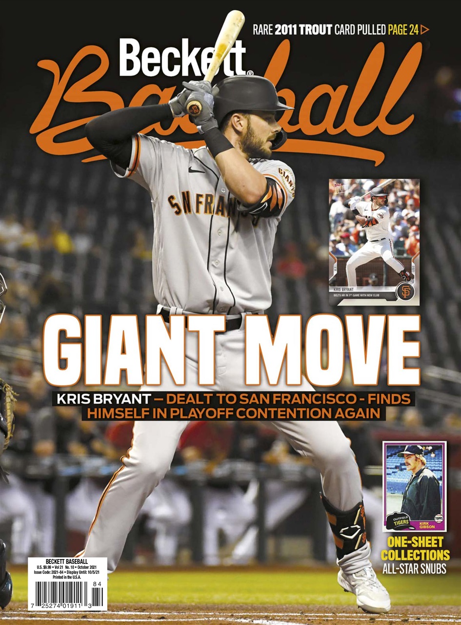 Beckett-Baseball October 01, 2021 Issue Cover