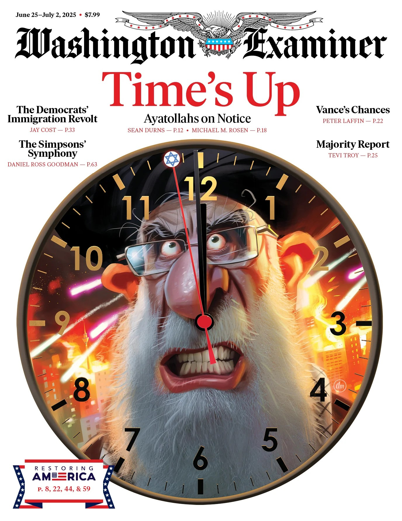 Washington-Examiner June 25, 2025 Issue Cover