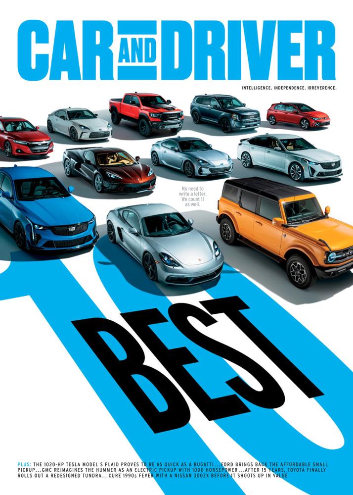 Car-And-Driver January 01, 2022 Issue Cover