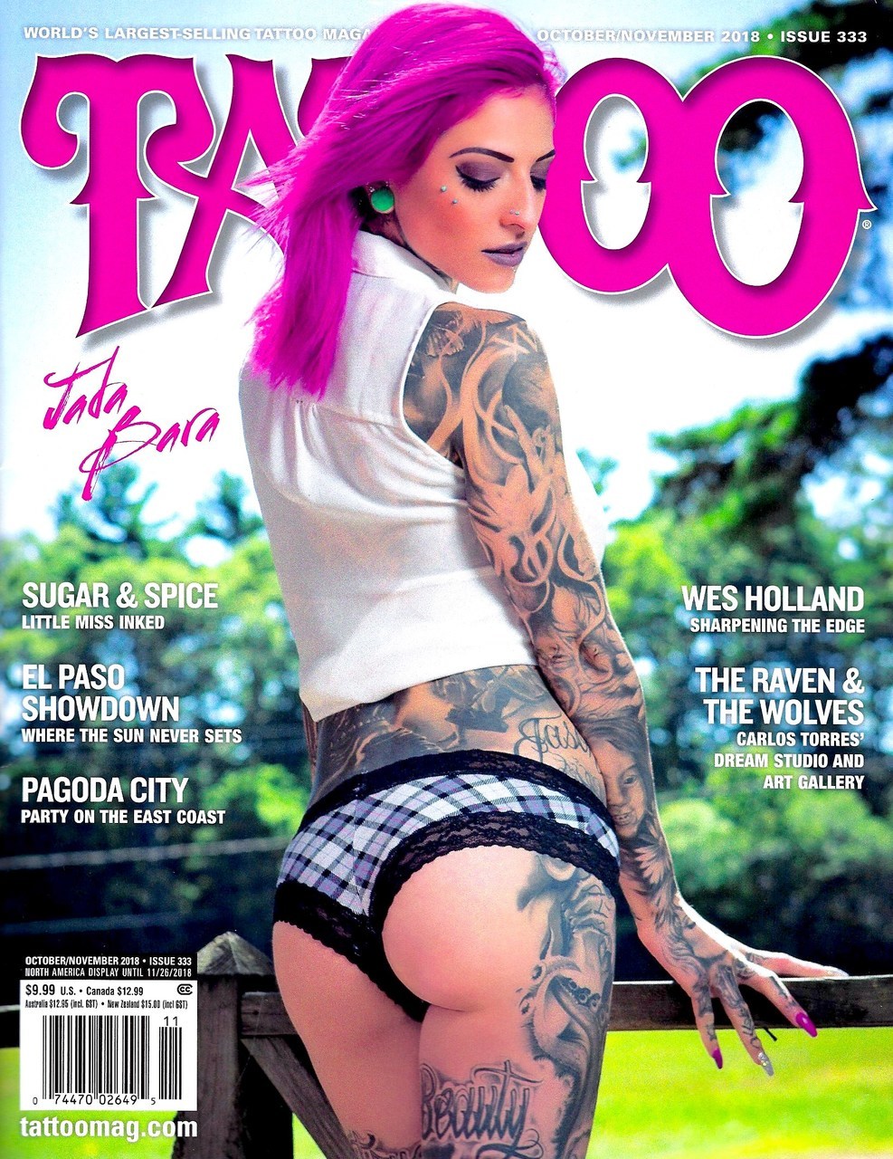 Tattoo October 01, 2018 Issue Cover