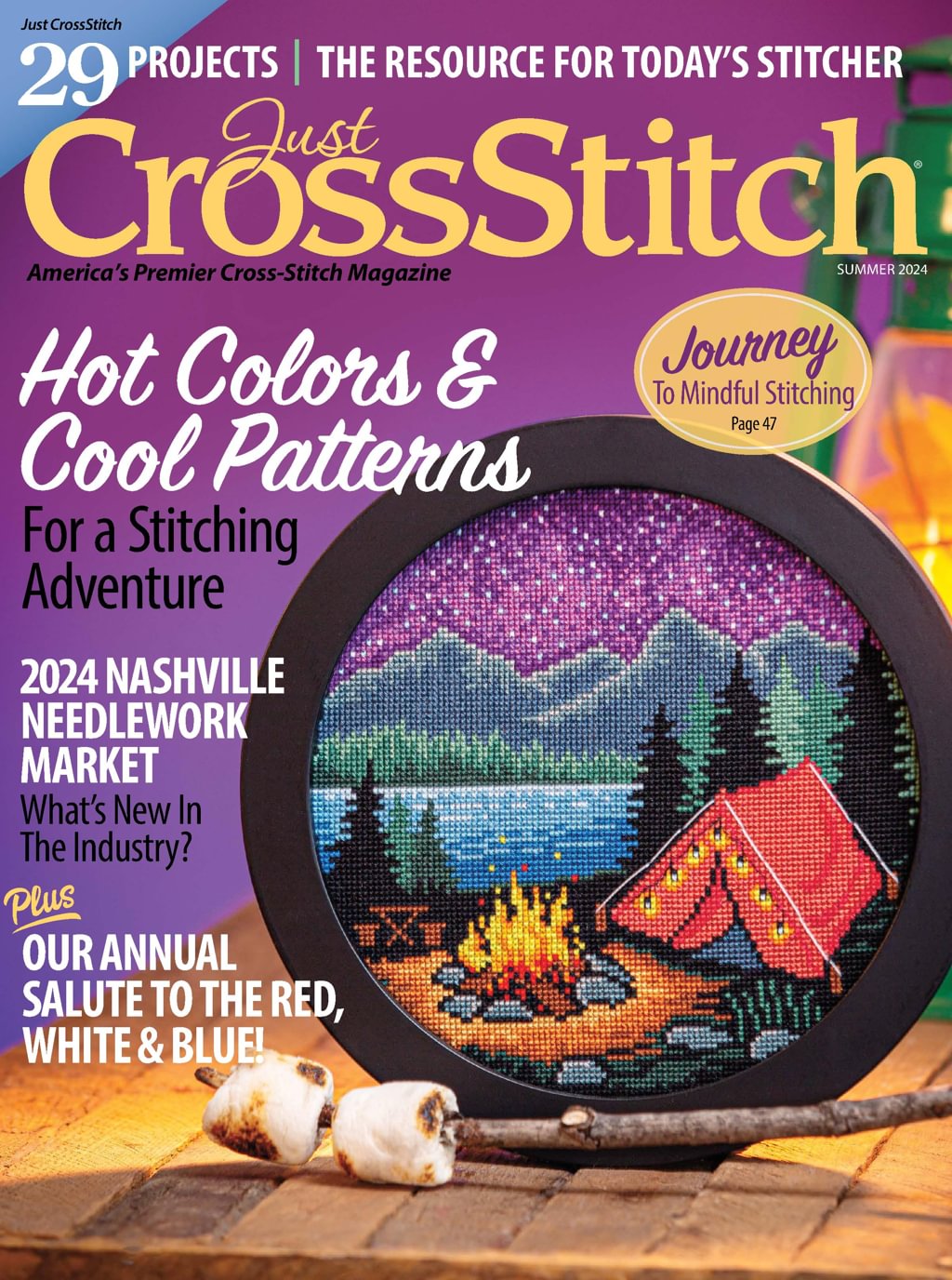 Just-CrossStitch June 01, 2024 Issue Cover