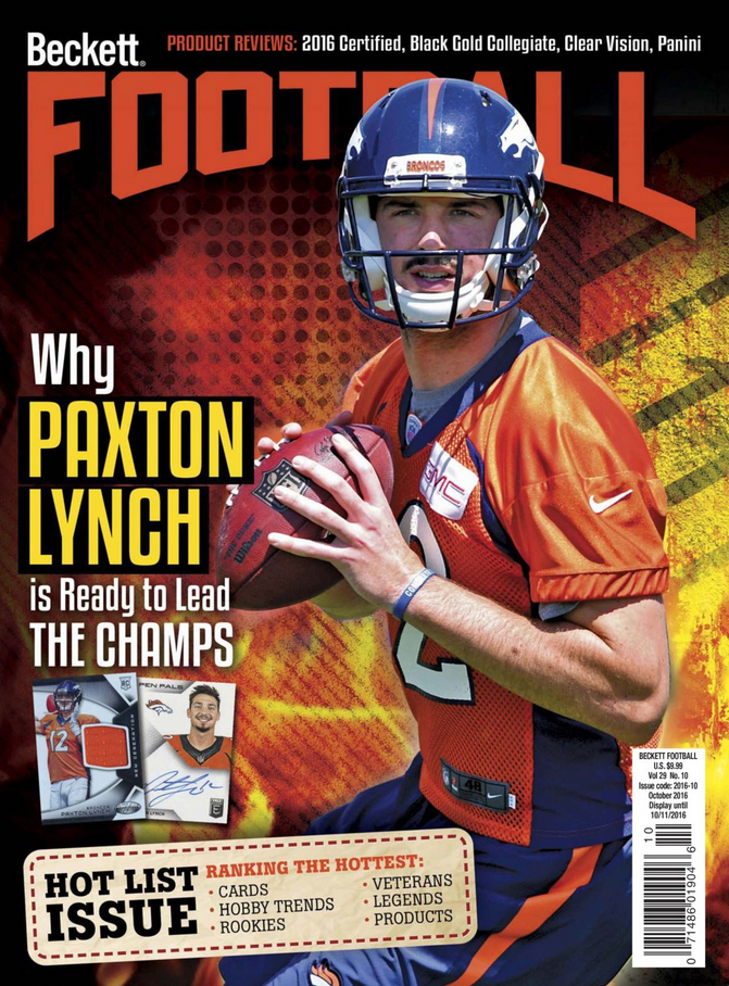 Beckett-Football October 01, 2016 Issue Cover