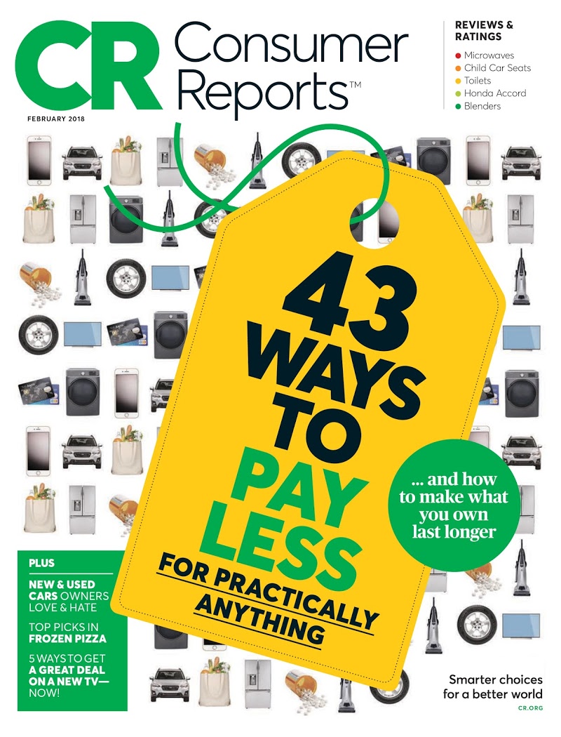 Consumer-Reports February 01, 2018 Issue Cover