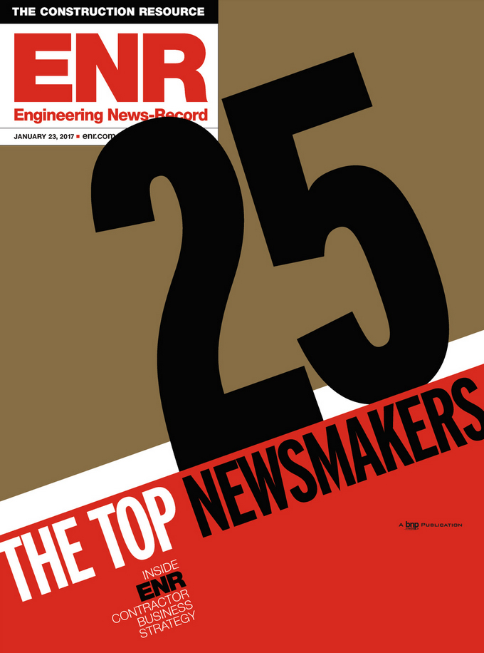 Engineering-News-Record January 23, 2017 Issue Cover