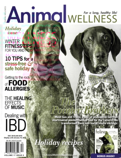 Animal Wellness December 01, 2015 Issue Cover
