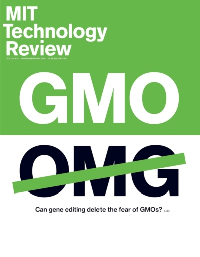 MIT Technology Review January 01, 2018 Issue Cover