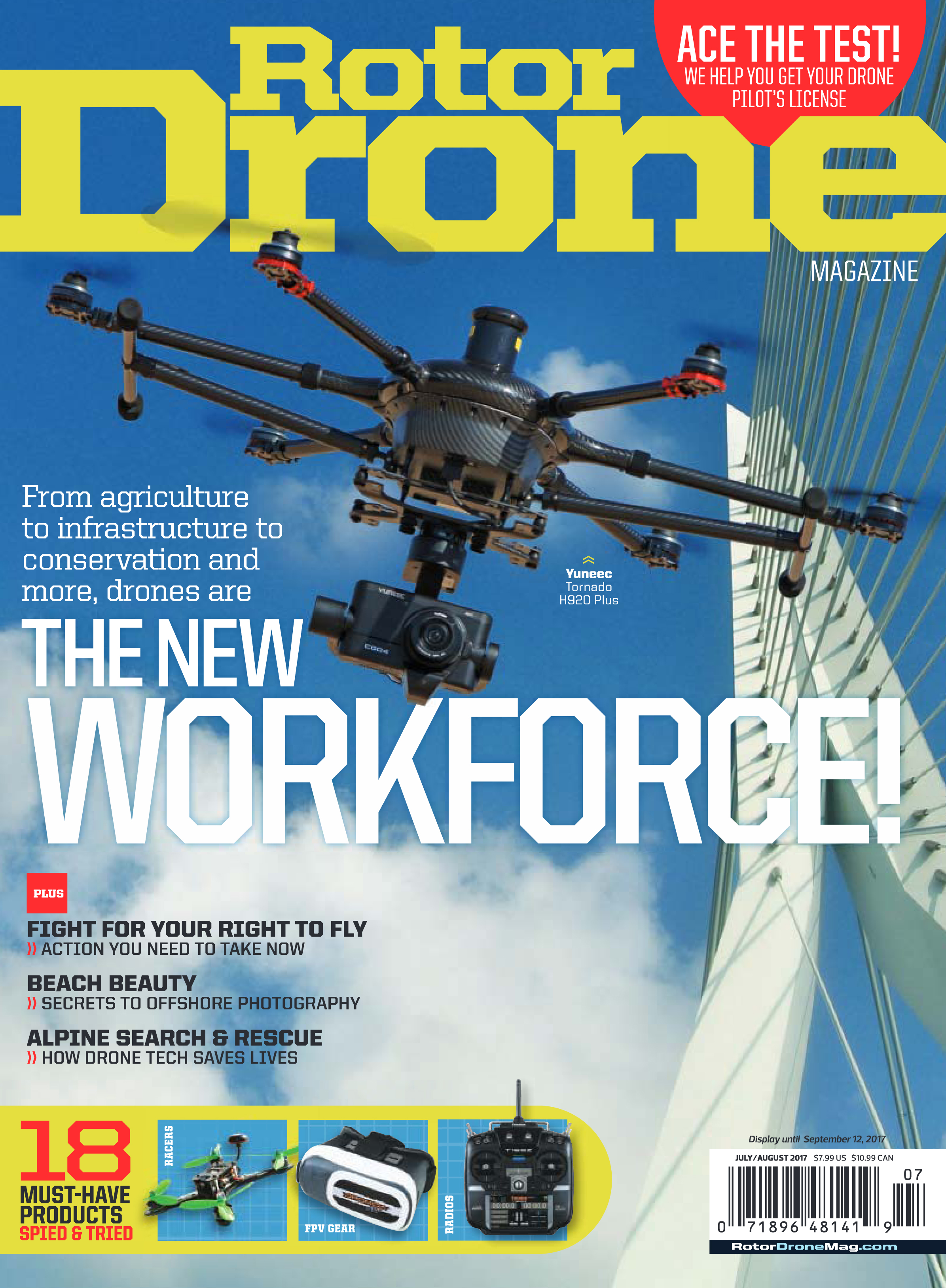 Rotor-Drone-Pro July 01, 2017 Issue Cover