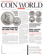Coin-World-Weekly January 20, 2020 Issue Cover