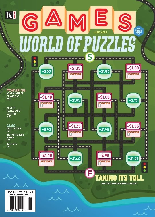Games-World-of-Puzzles June 01, 2025 Issue Cover