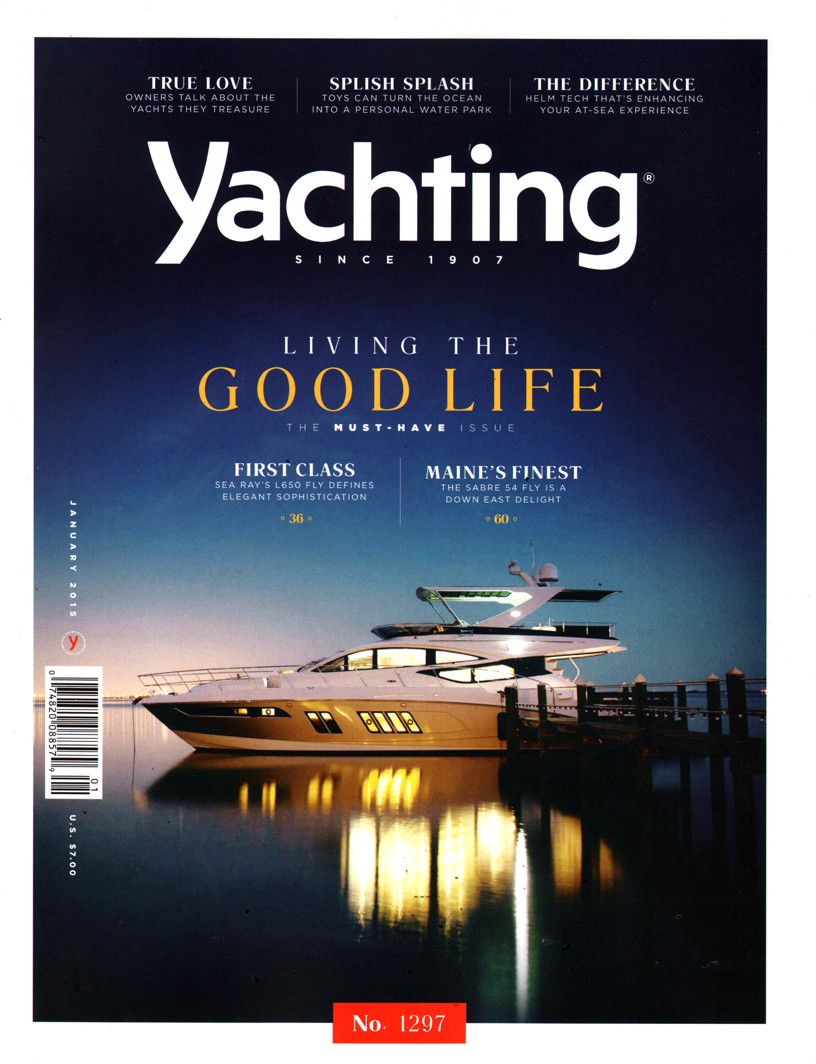 yachting January 01, 2015 Issue Cover