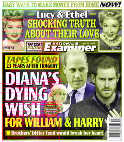National Examiner April 20, 2020 Issue Cover