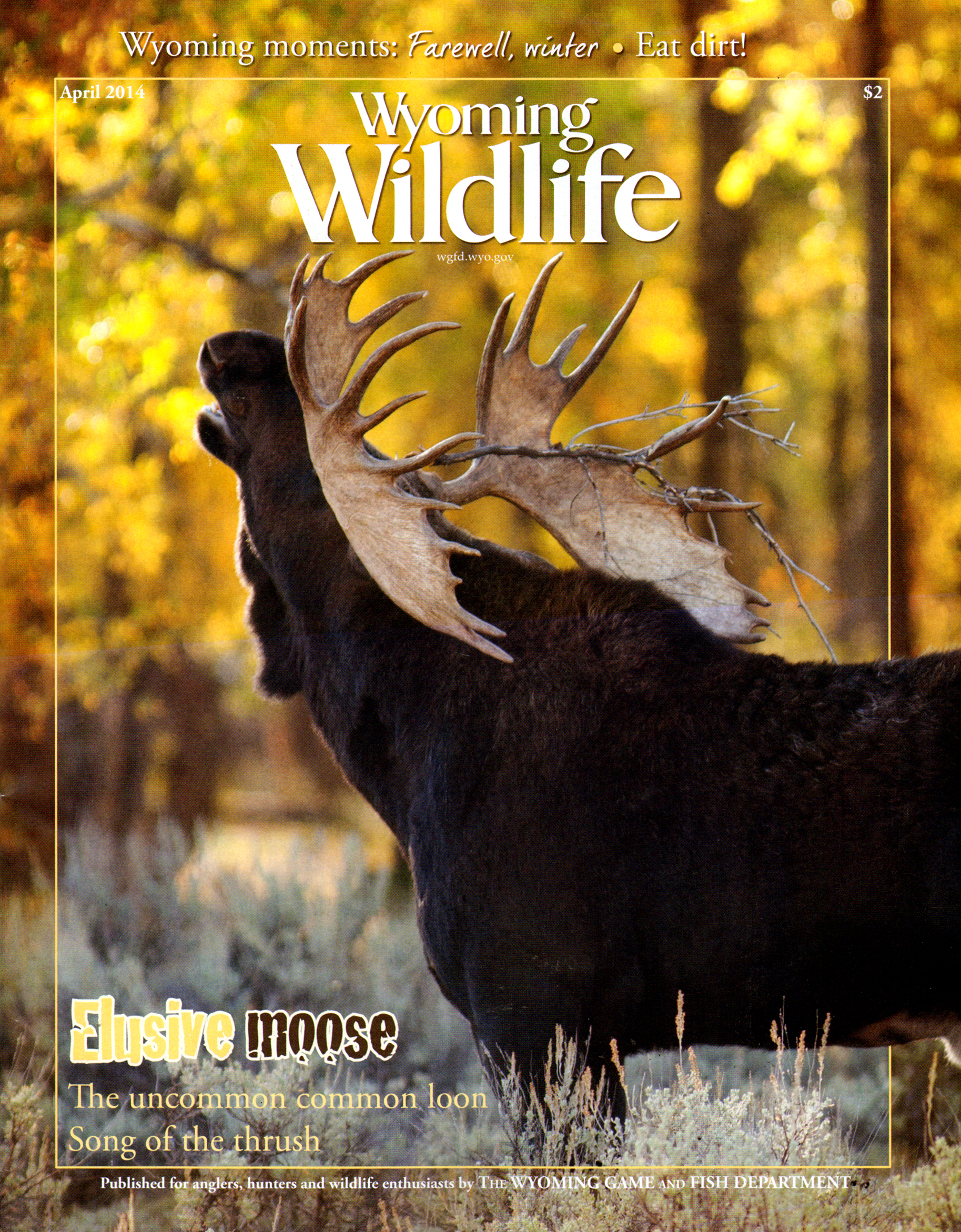 Wyoming-Wildlife April 01, 2014 Issue Cover