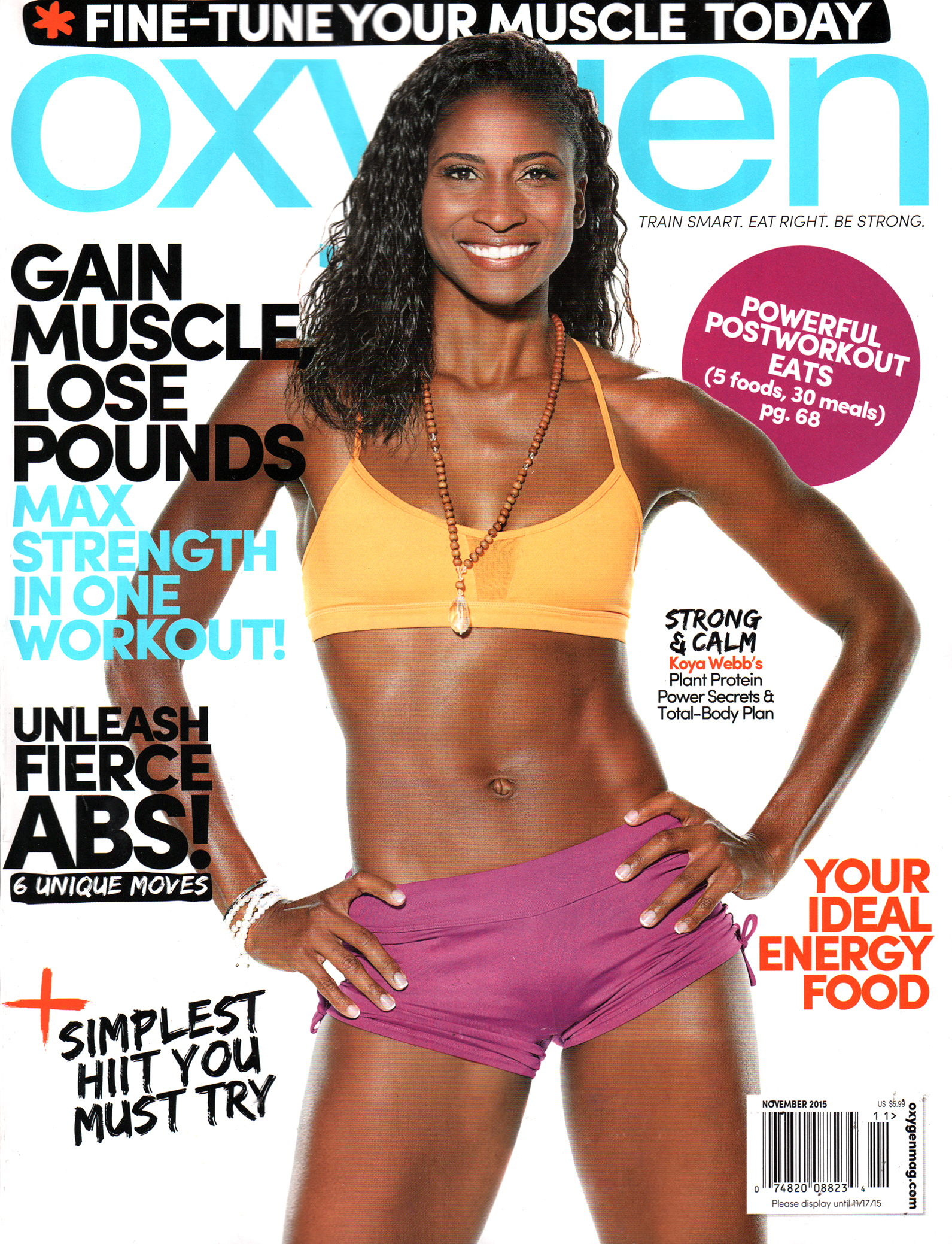 Oxygen November 01, 2015 Issue Cover