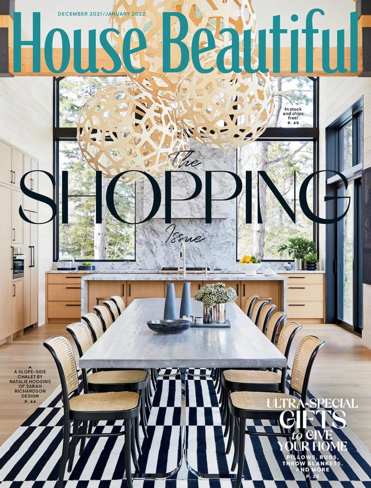 House-Beautiful December 01, 2021 Issue Cover